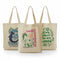 Wrapzy Tote Trio — Nature | 3 Nature Print Canvas Tote Bags - Wrapzy