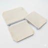 Minimal canvas zipper pouch redesigned premium product shot