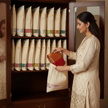 Wrapzy Saree Cover with Window - Wrapzy