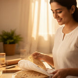 Wrapzy Kitchen Starter Kit | Roti Cover + Vegetable Bag + Tote Bag - Wrapzy