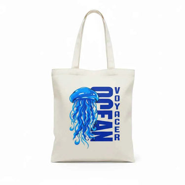 Wrapzy Ocean Canvas Tote Bag - Wrapzy