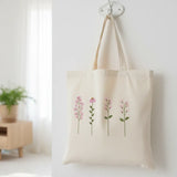 Wrapzy Pink Wildflower Tote Bag - Wrapzy