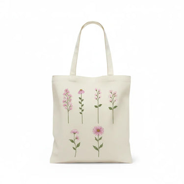 Wrapzy Pink Wildflower Tote Bag - Wrapzy