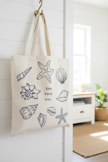 Wrapzy Sea Sand Sun Tote Bag - Wrapzy