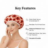 Wrapzy Waterproof Shower Cap - Wrapzy