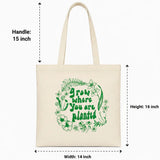 Wrapzy Planted Canvas Tote Bag - Wrapzy
