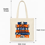 Wrapzy Panda Canvas Tote Bag - Wrapzy