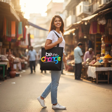 Wrapzy Printed Canvas Tote Bag - Wrapzy